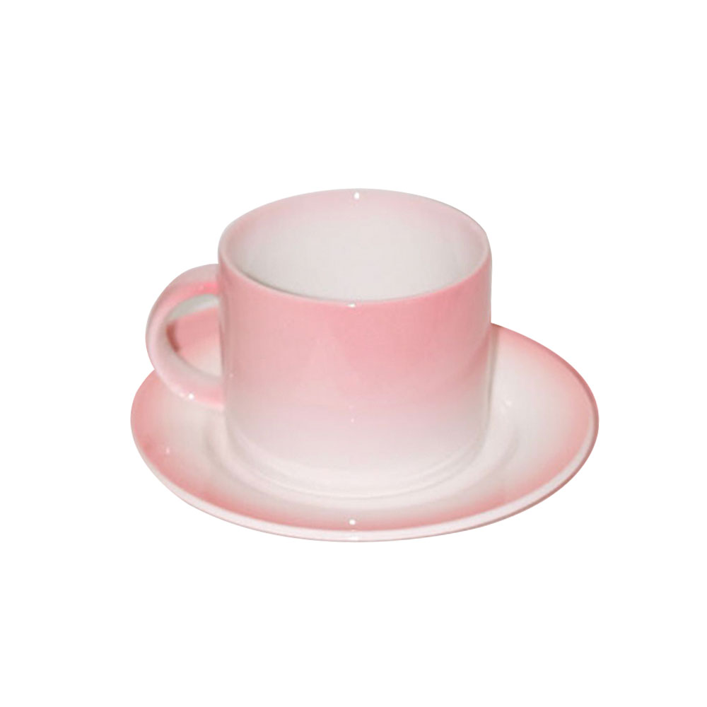 [POY ceramics] gradient mug / plate _ pink, blue, green