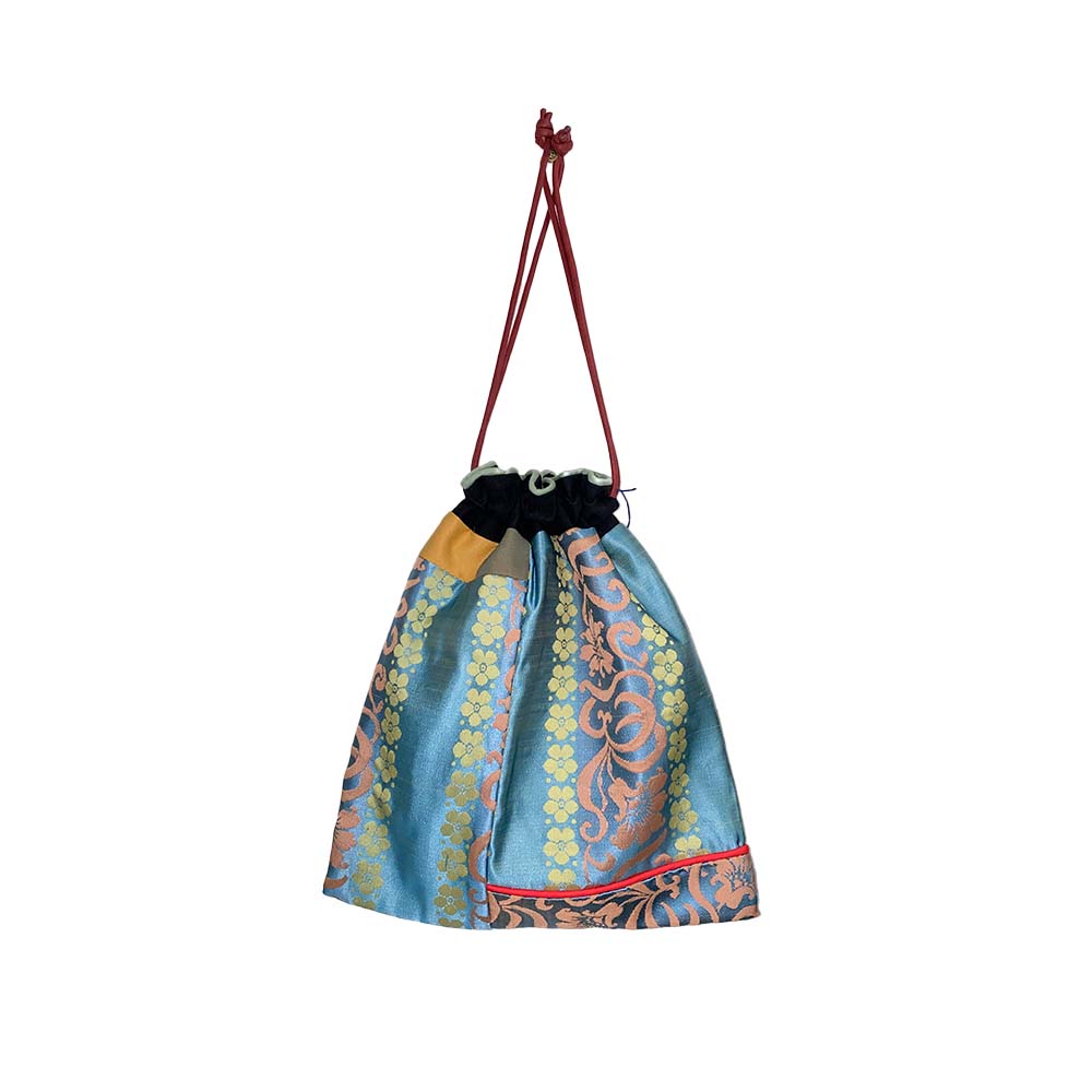 Patchwork Pouch Bag by OMEAL THE KINCHAKU
